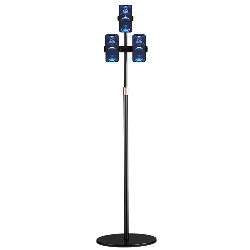 B08 160cm Telescopic Phone Holder Stand Height Free Lifting 360 Degree Rotation Floor Bracket Three Clips B08 160cm Telescopic Phone Holder Stand Height Free Lifting 360 Degree Rotation Floor Bracket Three Clips